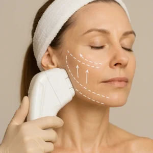 Woman having HI-FU to reduce wrinkles call LA LIPO Chandler's Ford Now!