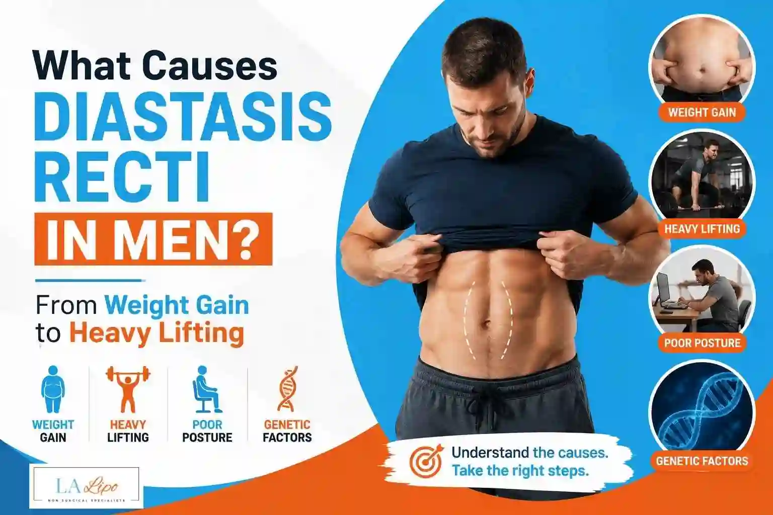 What Causes Diastasis Recti in Men? From Weight Gain to Heavy Lifting Chandler's Ford